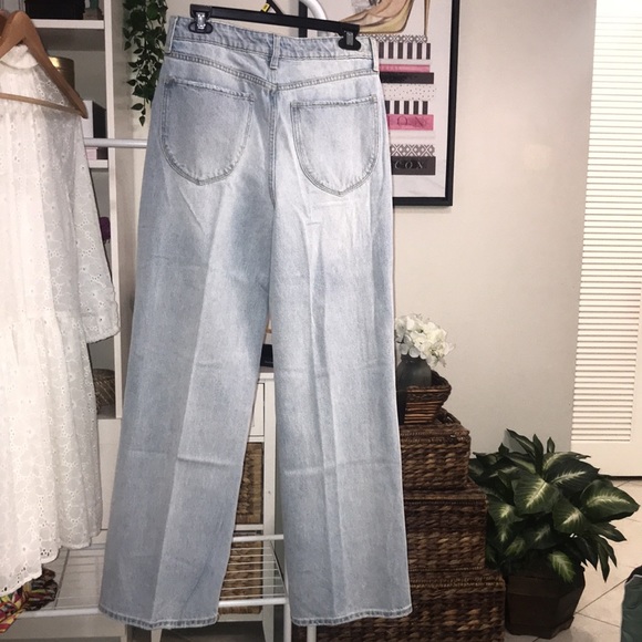 NWT PTCL High Rise Wide Leg Jeans 29 - Picture 6 of 10